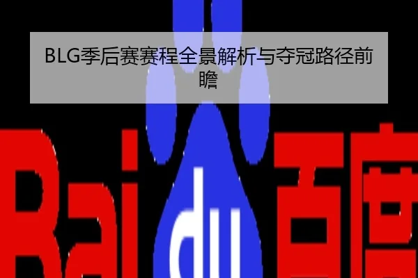 BLG季后赛赛程全景解析与夺冠路径前瞻