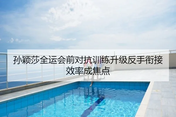 孙颖莎全运会前对抗训练升级反手衔接效率成焦点